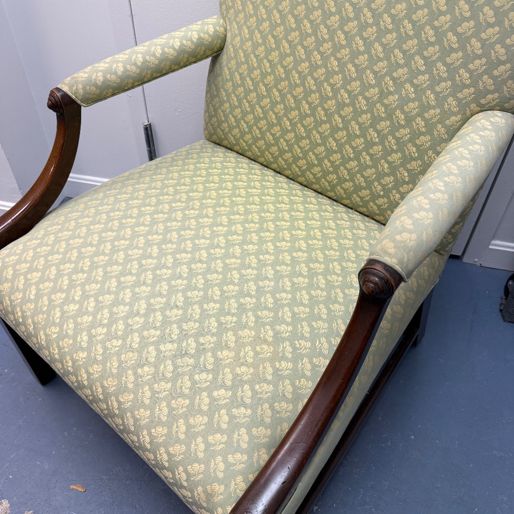 Camino Real Antiques Green Side Chair - Image 4